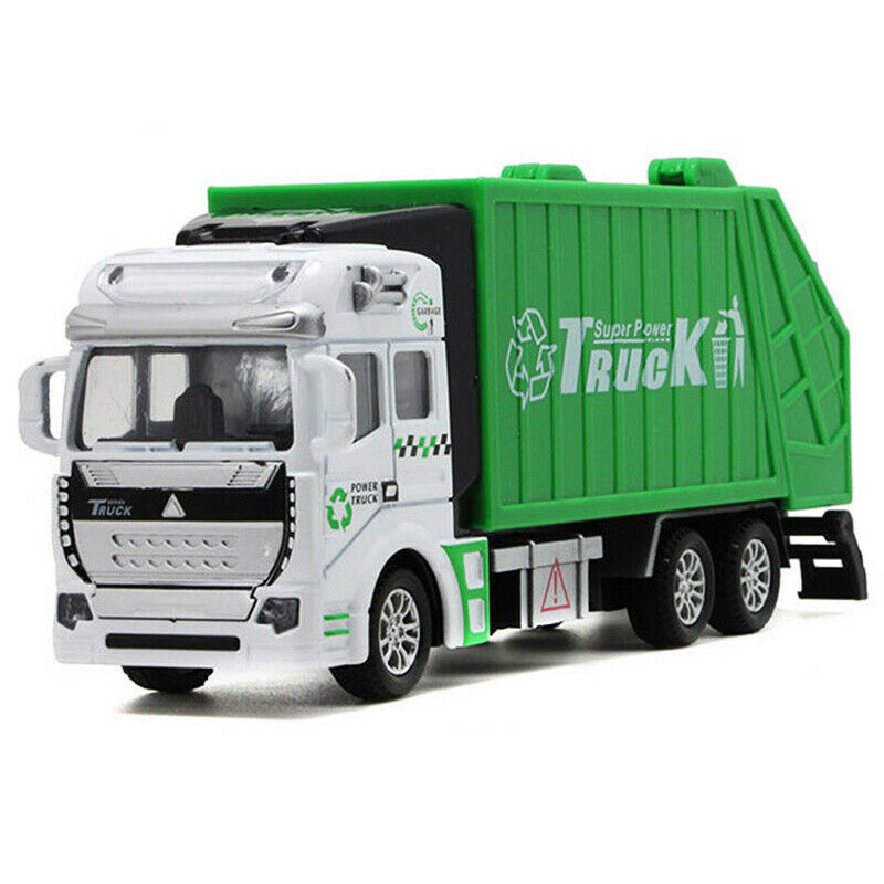 Realistic Kids Garbage Recycling Truck Toy image 2