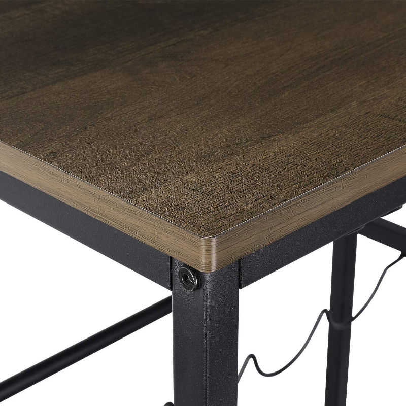 Modern Rolling Black Home Serving Wine Bar Cart image 6