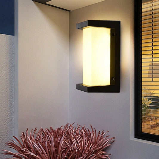 Modern Wall Mounted Outdoor LED Light Fixture image 0