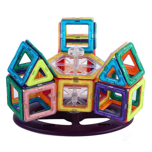Kids Magnetic Building Toy Blocks Set 150 pcs image 0