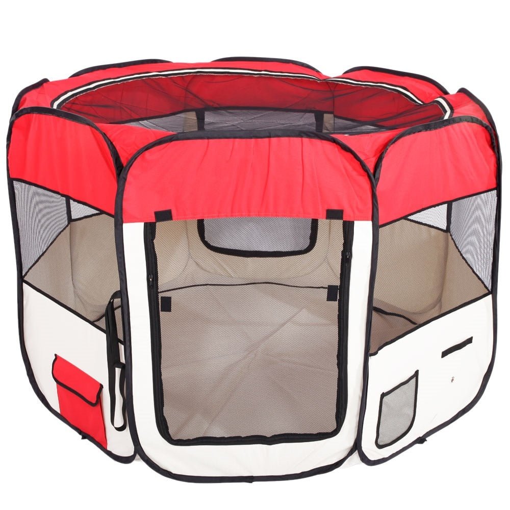 Portable Indoor Dog And Cat Playpen Kennel 35" image 1