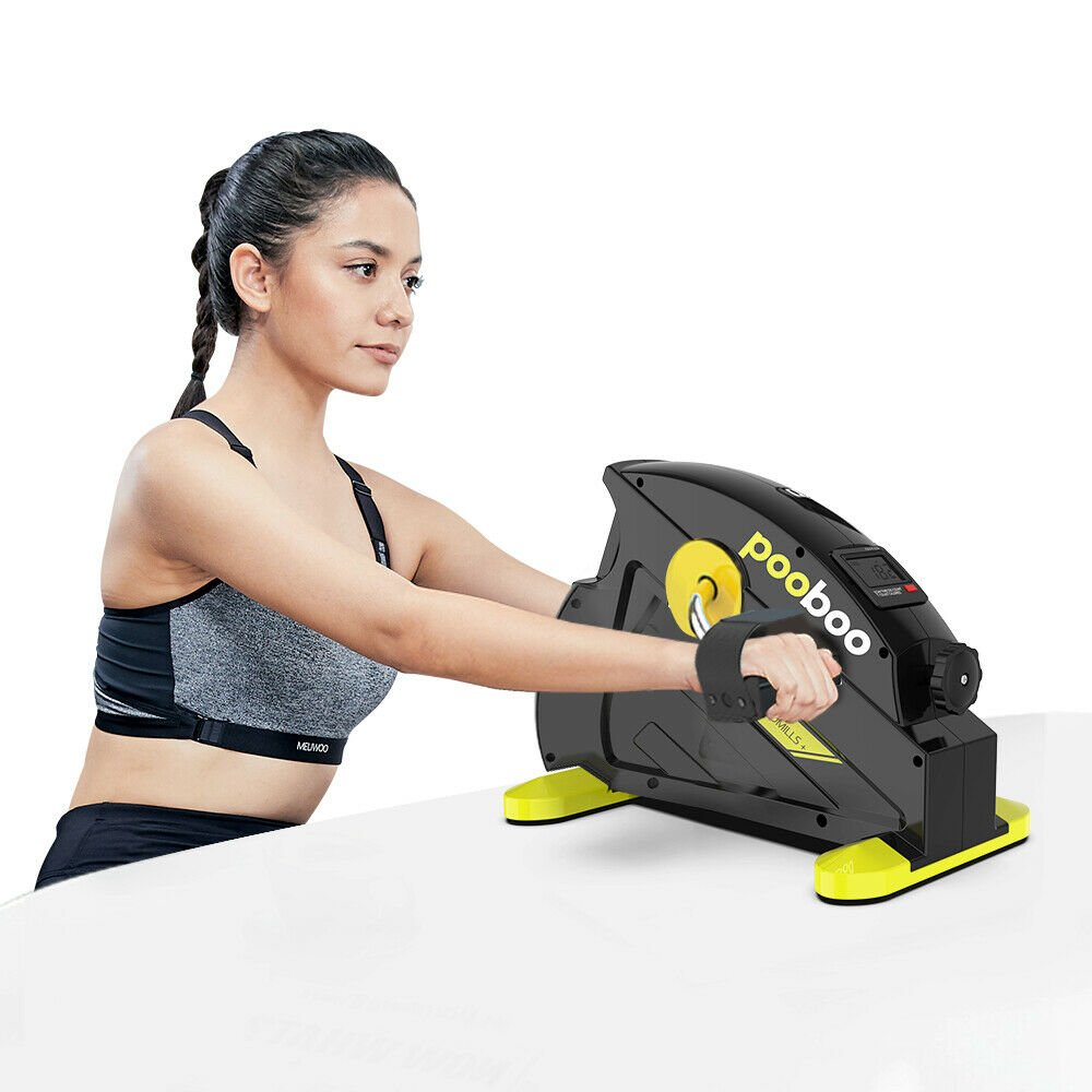 Portable Compact Under Desk Exercise Peddler Bike image 1