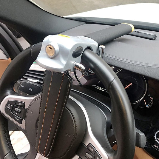 Foldable Car Steering Wheel Security Column Lock image 0