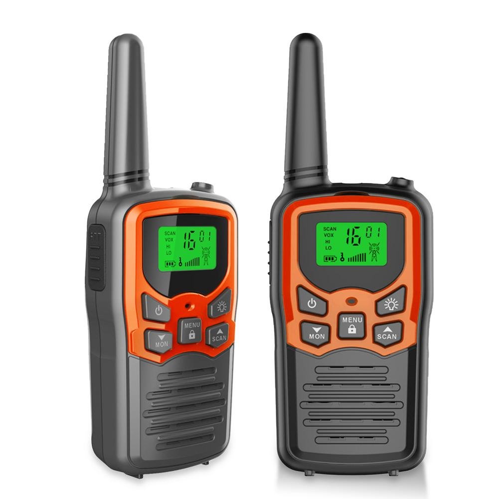 Long Distance Handheld Two Way Walkie Talkie Radio Set image 0