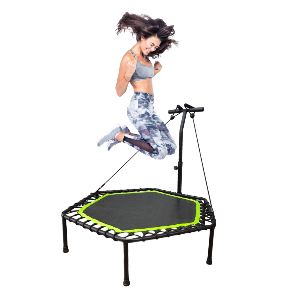 Premium Foldable Exercise Rebounder Workout Trampoline image 1