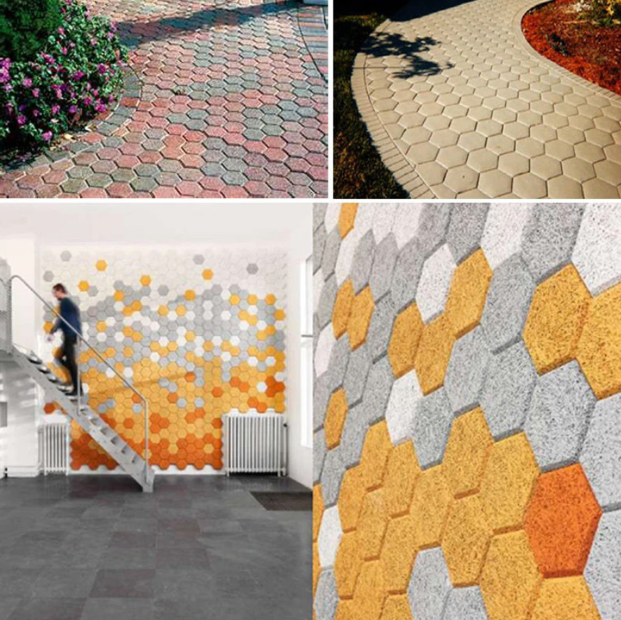 Concrete Paving Stepping Stone Path Molds 7 Piece image 2