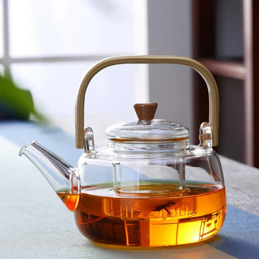Glass Teapot Heat-Resistant Borosilicate Glass Teapot Boiling Teapot image 0