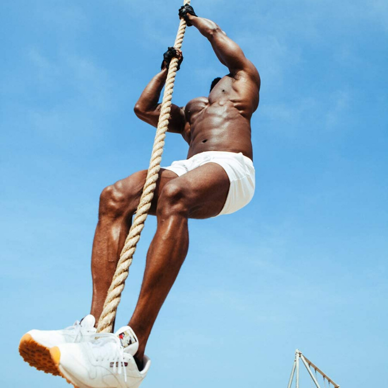 Rugged Crossfit Tree Climbing Knotted Rope image 1