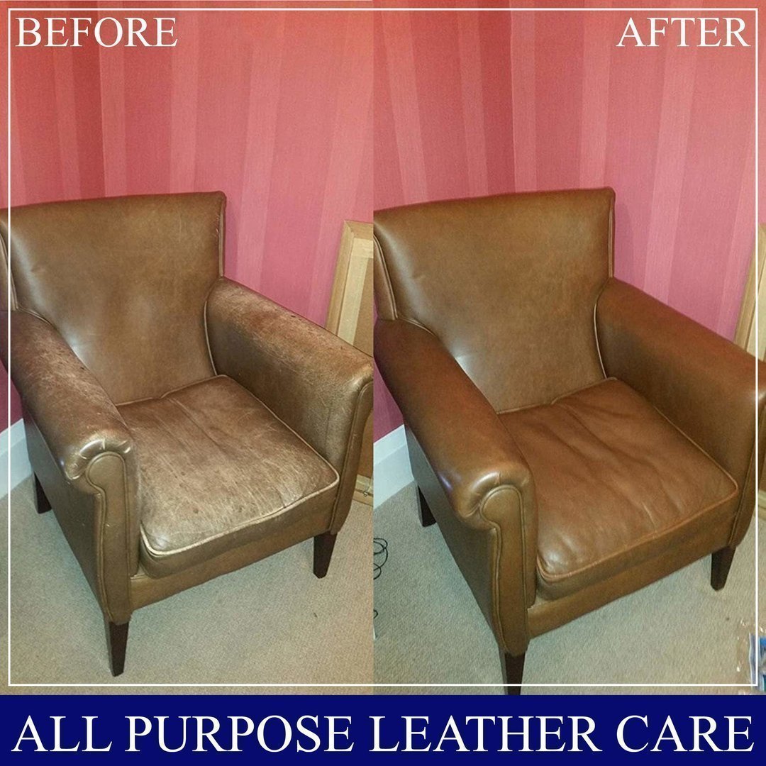 Leather Restoration Repairing Cream For Car Recoloring Kit - Brown image