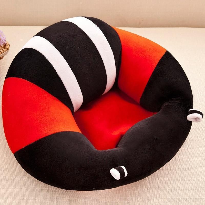 Toddler Couch For Seat Training Toys Baby Sofa - Black and Red image