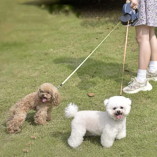 Dual Dog Rope Leash with Light Retractable image 6
