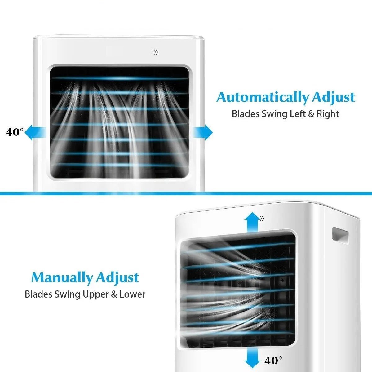 Evaporative Portable Air Cooler Fan with Remote Control image 3