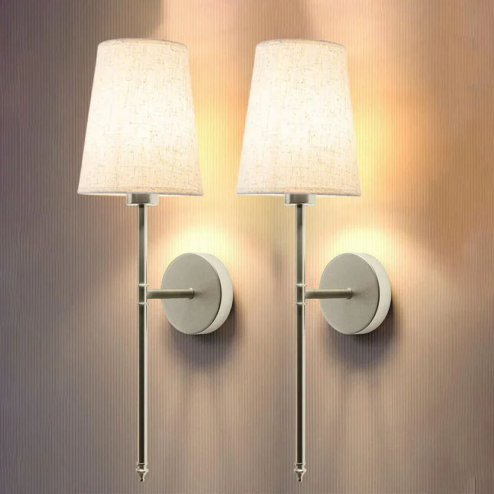 Wireless Fabric Wall Light - Silver image