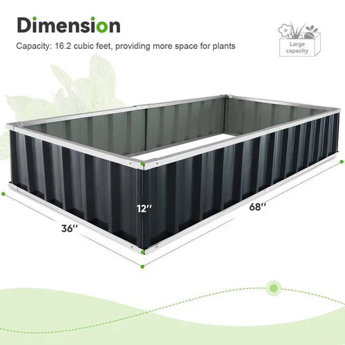 Outdoor Flower Vegetable Raised Garden Bed image 3