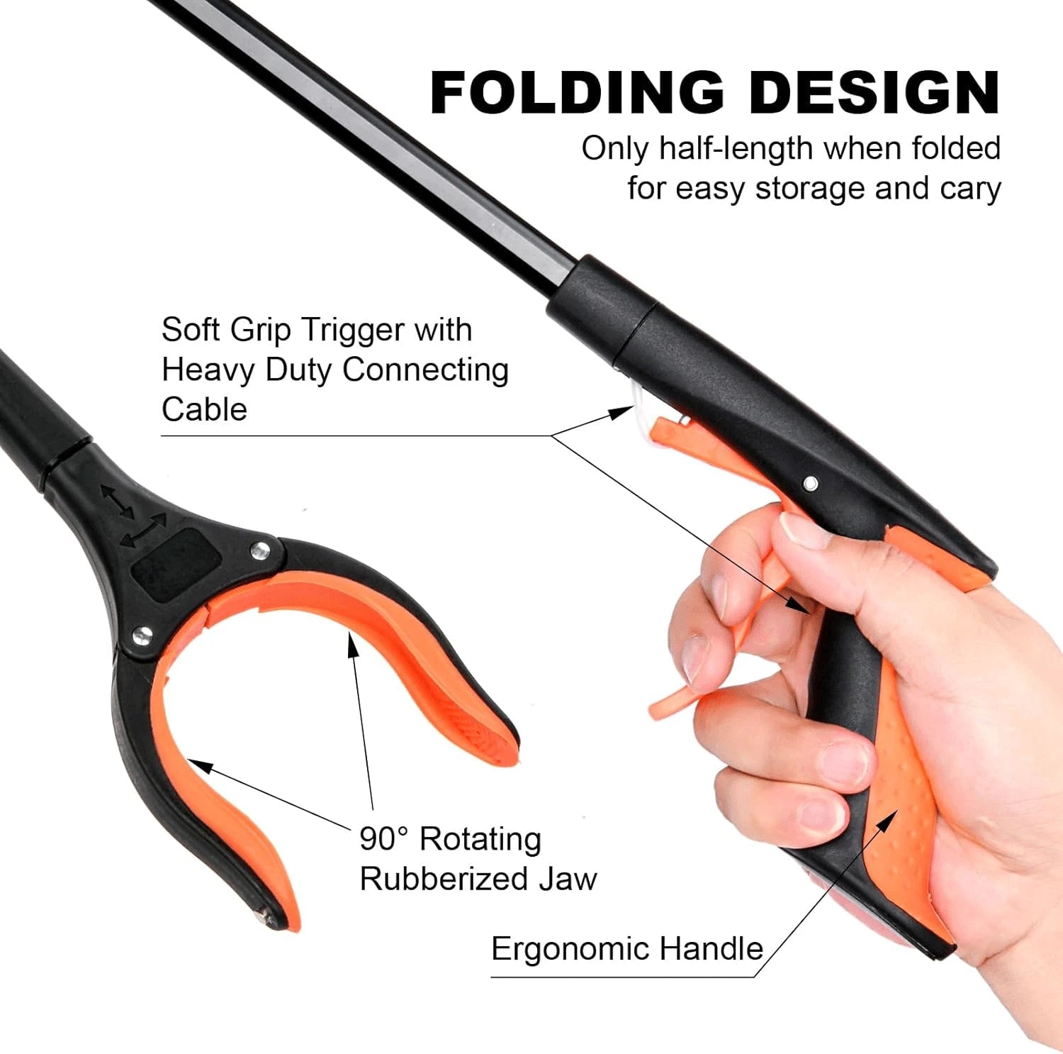 32’’ Grabber Pick Up Reaching Tool image 2