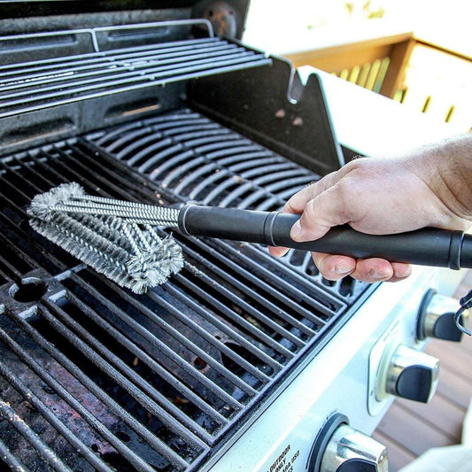 Stainless Steel BBQ Grill Grate Cleaning Brush image 0