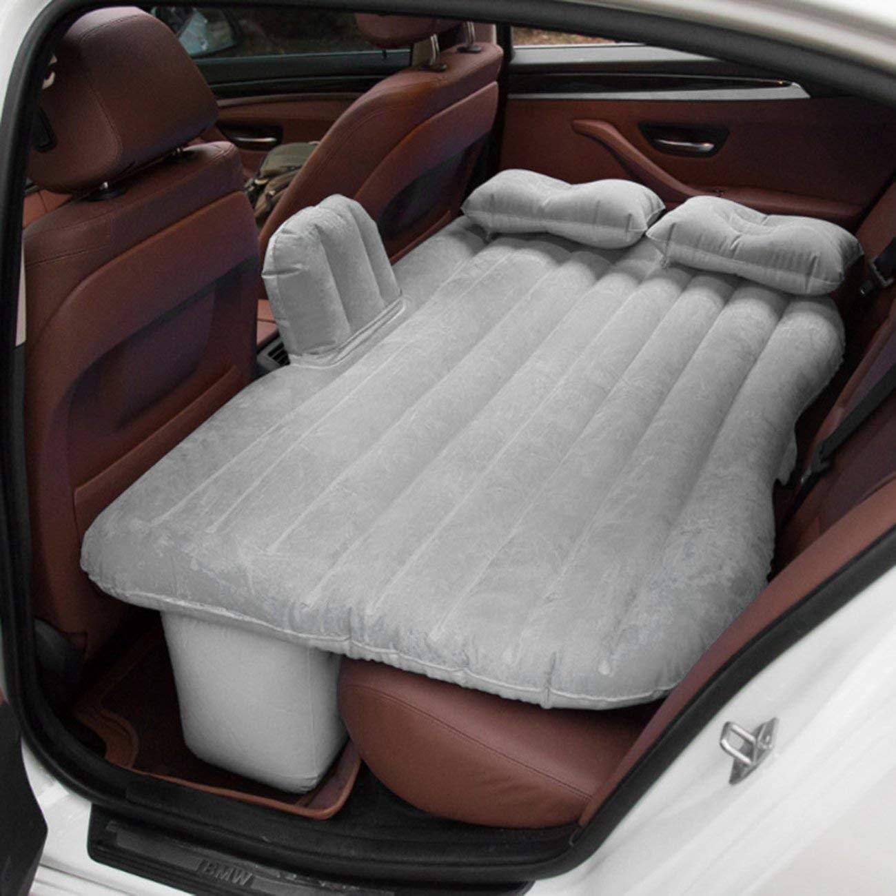 Car Mattress Inflatable Air Bed Truck Back Seat Suv Sleeping Pad - Grey image