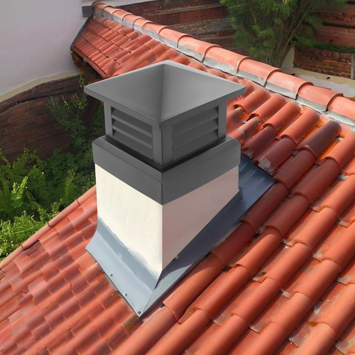 Premium Rainproof Chimney Cap for Fireplace image 0