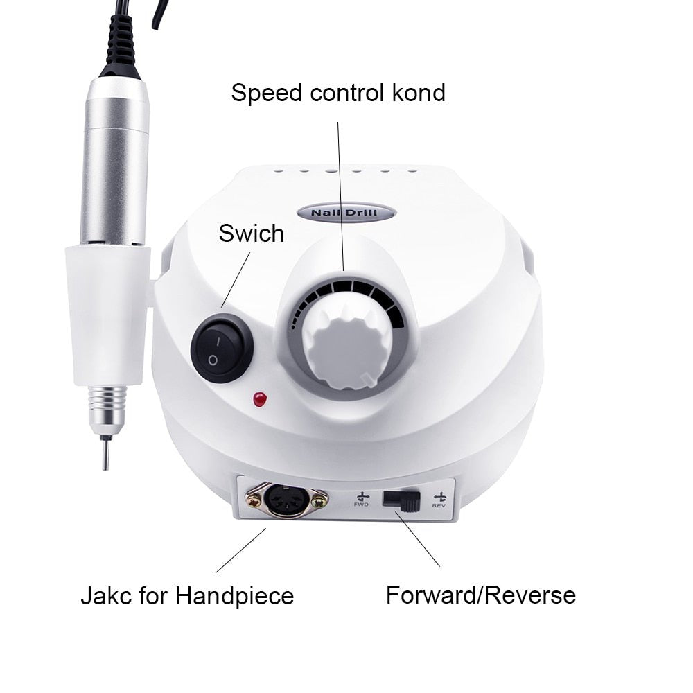 Professional Electric Nail File Drill Machine Kit image 6