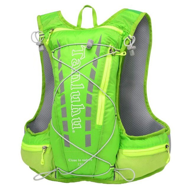 Large Spacious Hydration Water Bladder Backpack 15L - Green image