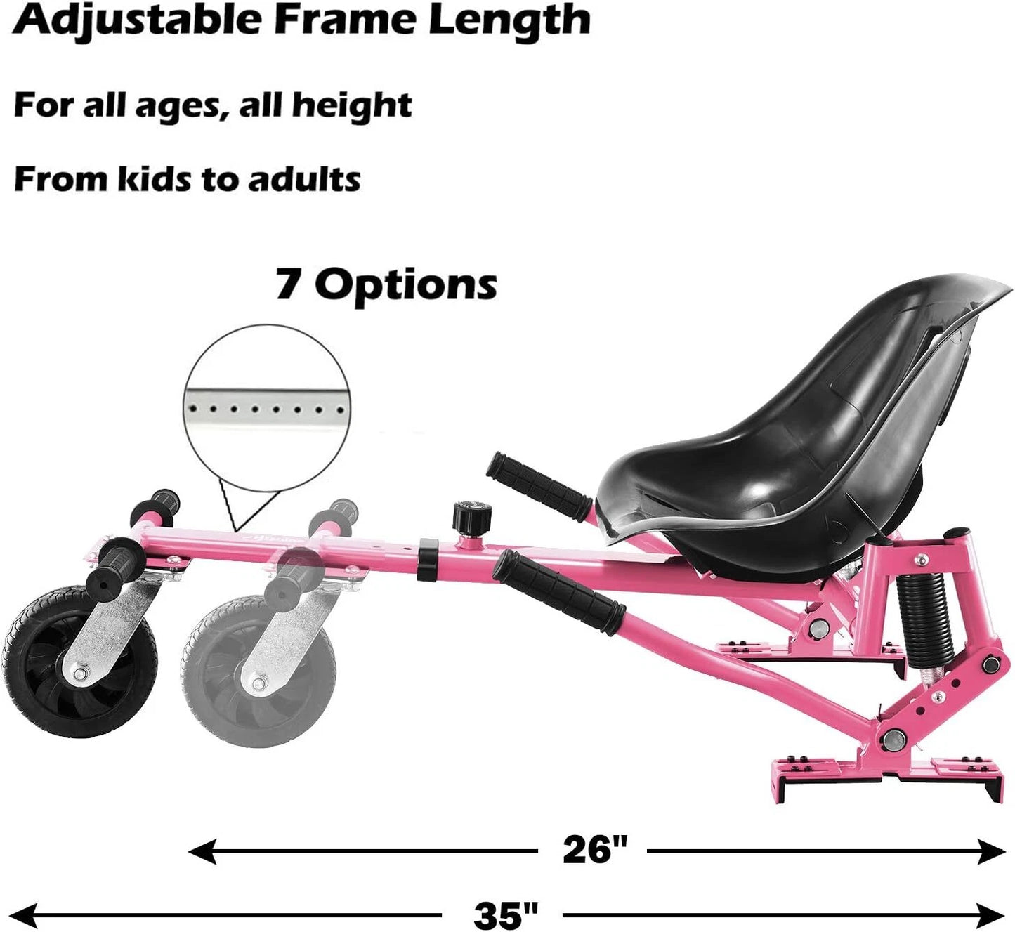 Premium Hover Board Go Kart Seat Attachment image 6