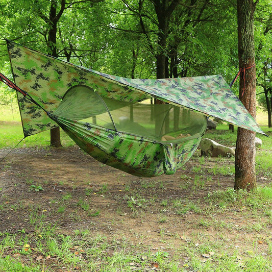 Premium Portable Camping Hammock With Mosquito And Bug Net image 0