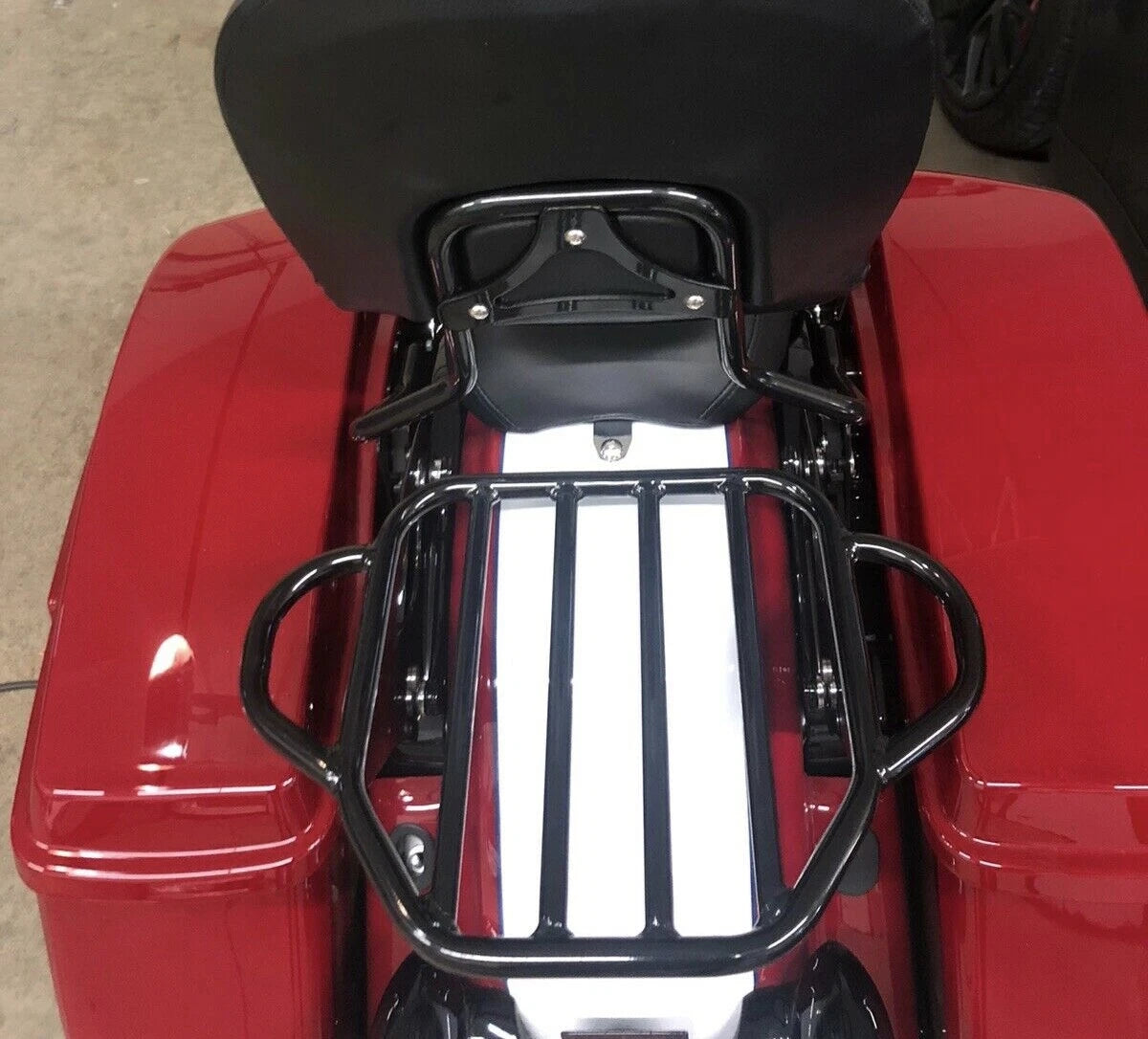 Detachable Custom Motorcycle Backrest Sissy Bar image 2