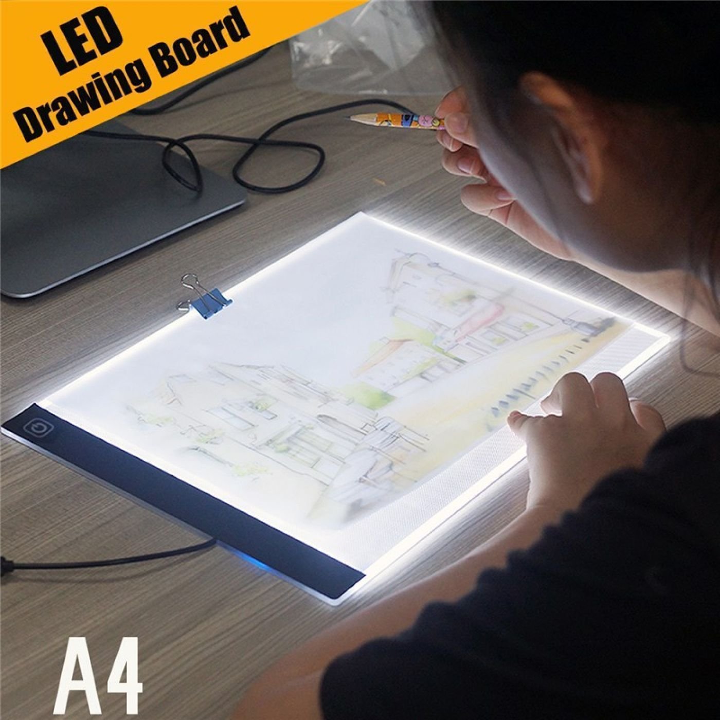 Light Pad Drawing Board Led Tracing Light Box image 1