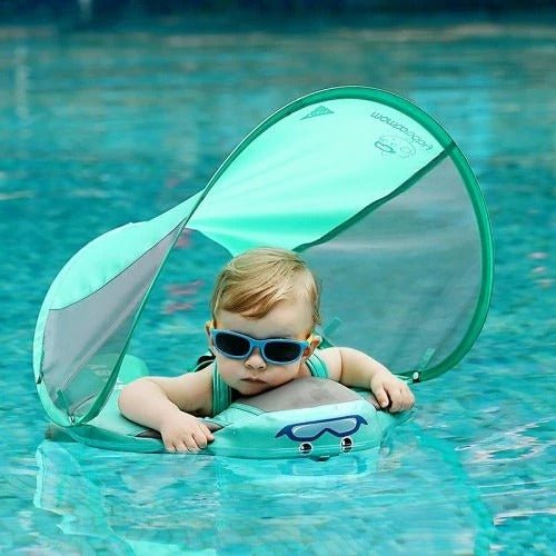 Infant & Toddler Safety Pool Floater With Sunshade image 0