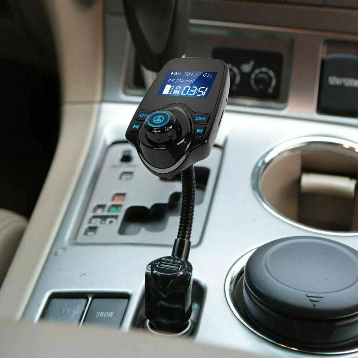 Wireless Car Bluetooth FM Transmitter image 0