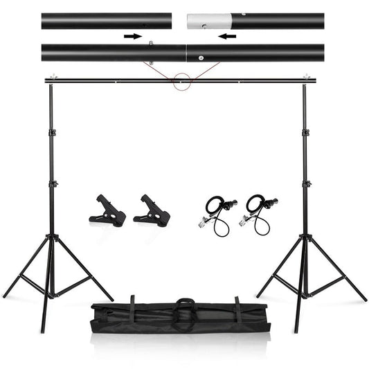 Heavy Duty Photo Backdrop Adjustable Stand Frame image 0