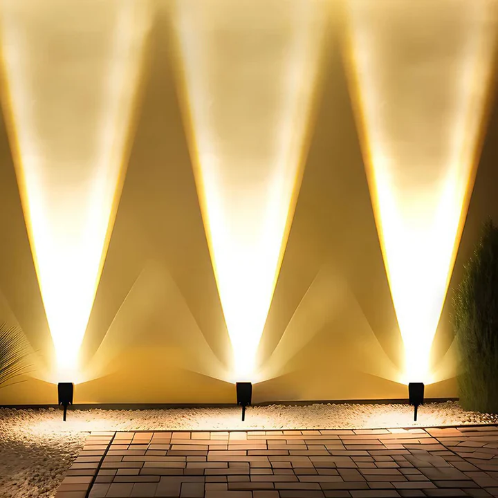 Waterproof LED Solar Multi-zoom Spot Light Landscape Lighting RGB image 0