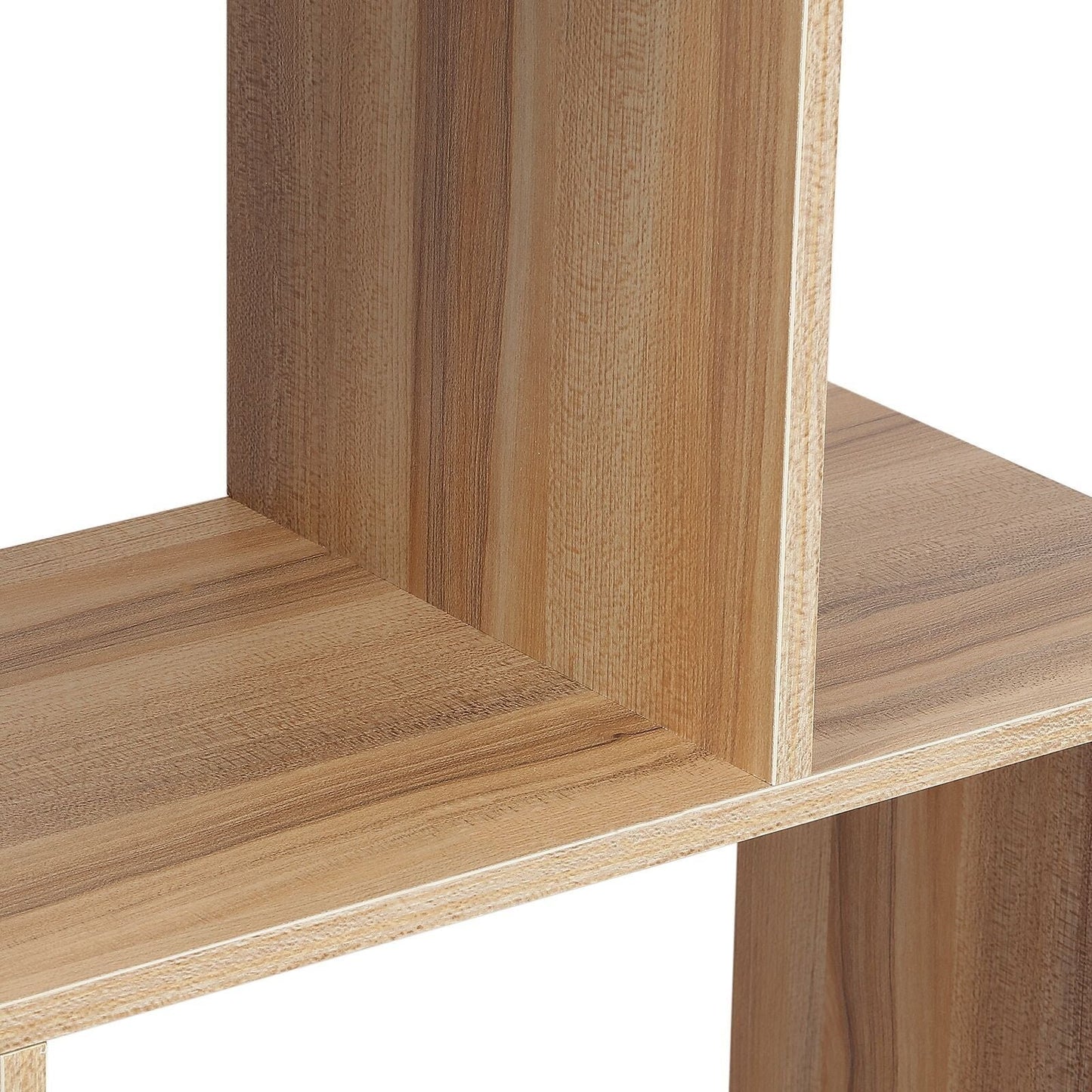 Large Standing Office Wood Book Organizer Storage Shelf 6 Cubes image 3