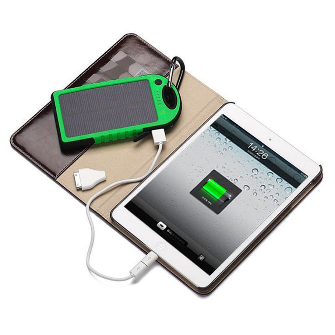 Portable Solar Powered Cell Phone Battery Charger image 3
