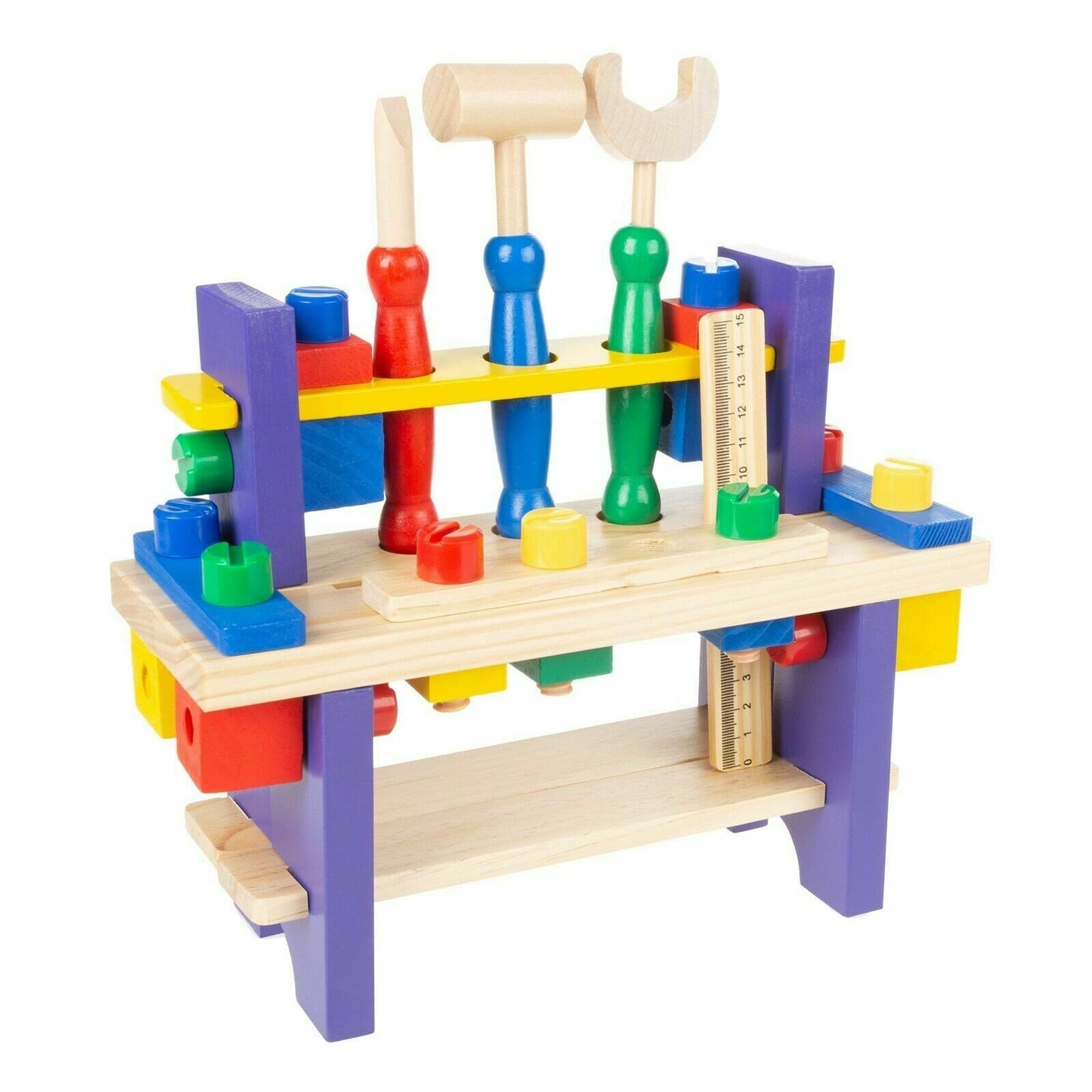 Kids Realistic Pretend Play Tool Work Bench Toy image 1
