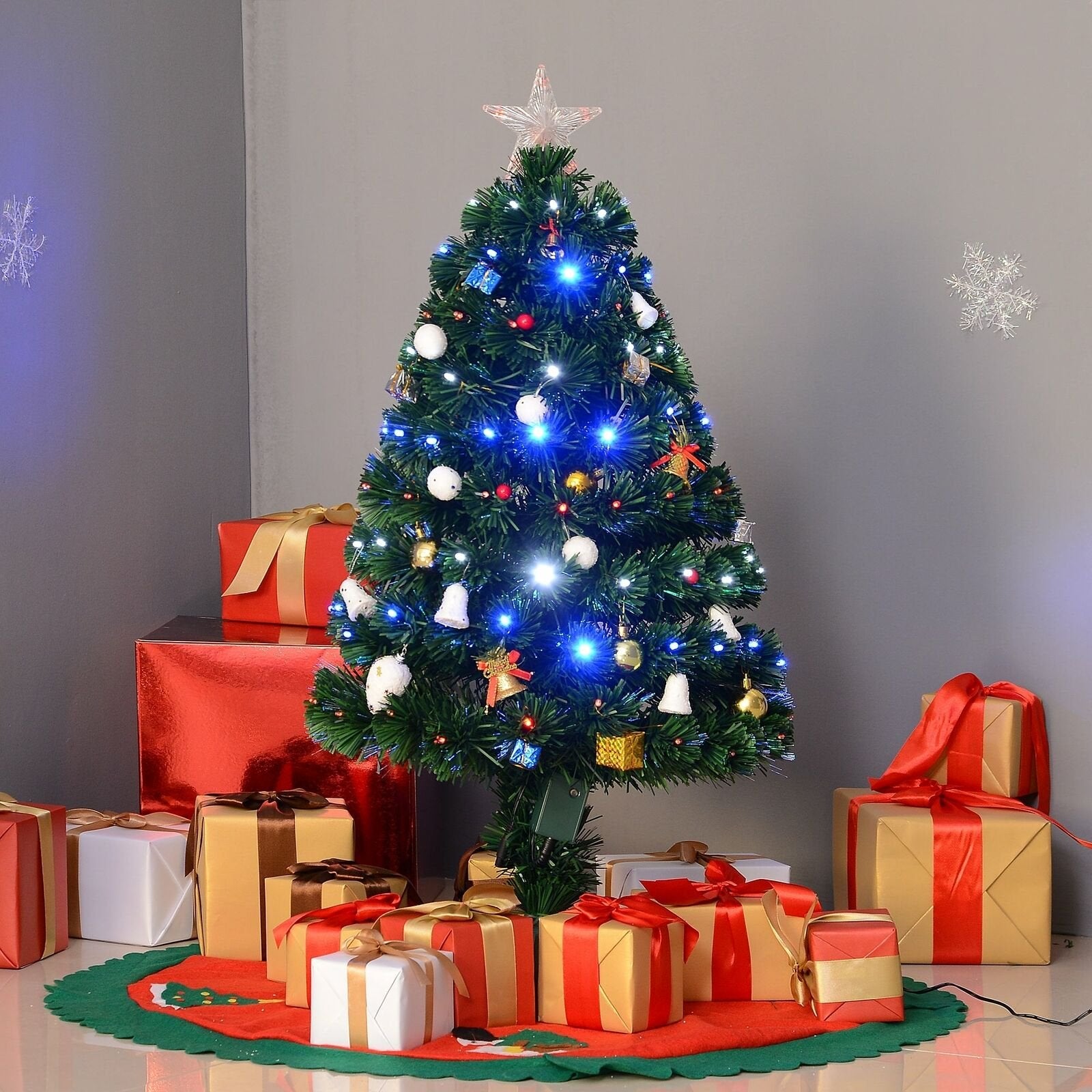 Festive Prelit Artificial Tabletop Christmas Tree image 0