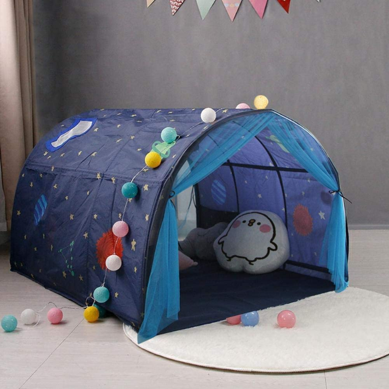 Kids Indoor Pop Up Privacy Over Bed Tent image 2