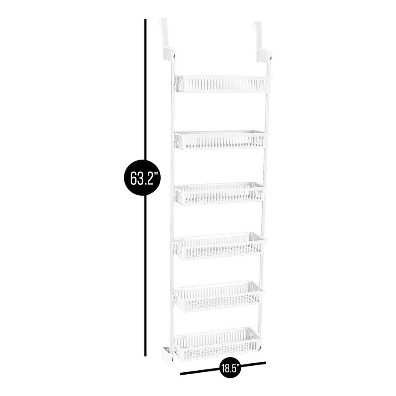 Large Over The Door Kitchen Pantry Spice Organizer Rack image 8