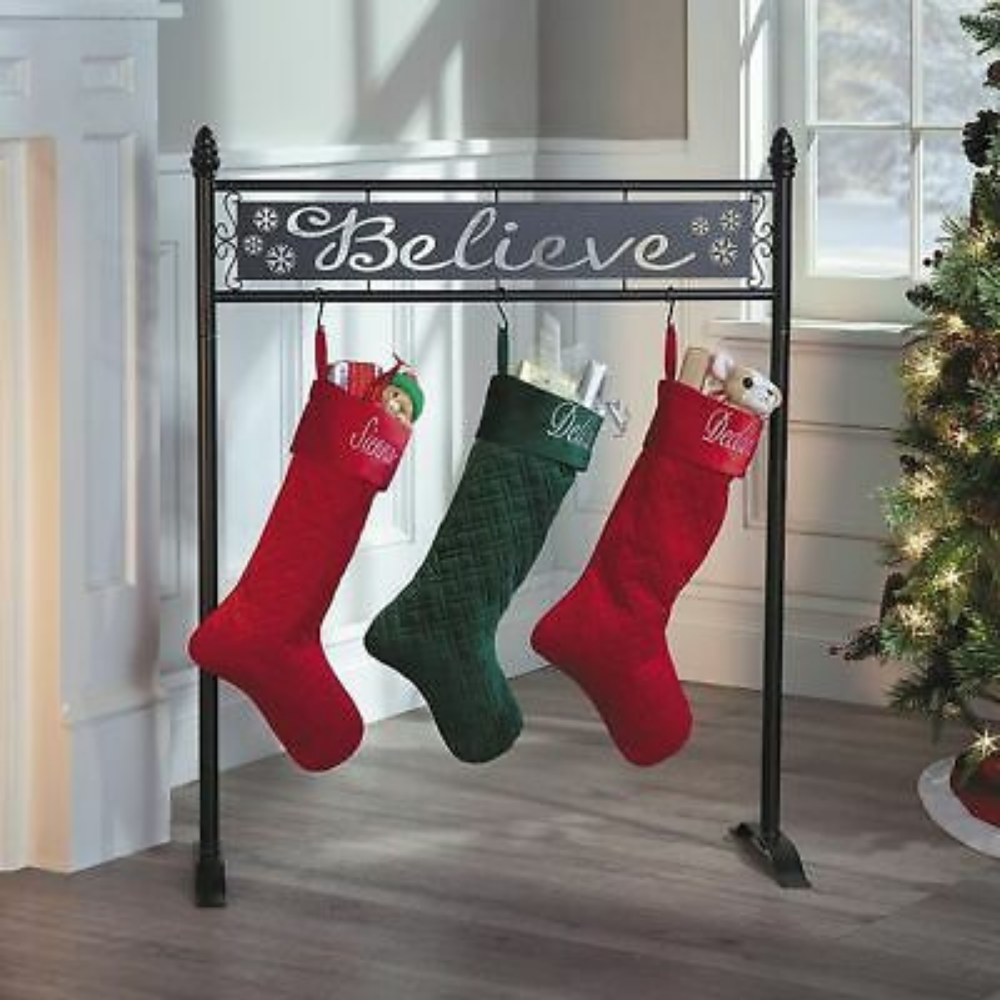 Heavy Duty Freestanding Christmas Stocking Holder Stand image 0