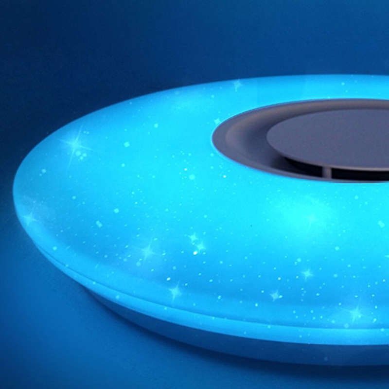 LED Flush Mount Ceiling Modern Light With Music image 4