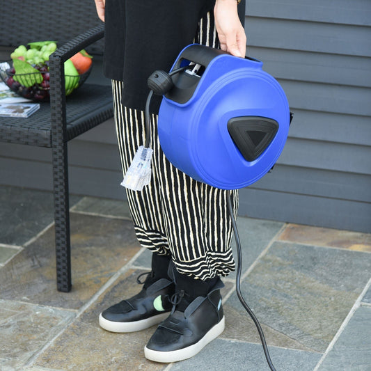 Heavy Duty Retractable Electrical Extension Power Cord Reel Organizer image 0