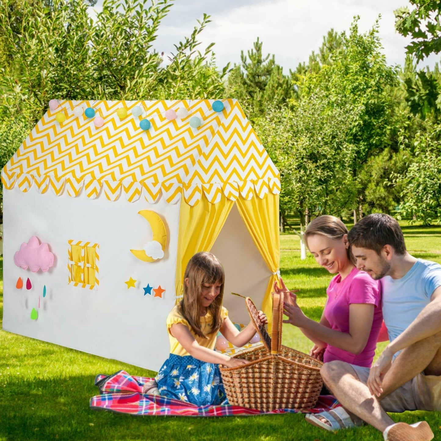 Large Kids Indoor Pop Up Tent Play House image 3