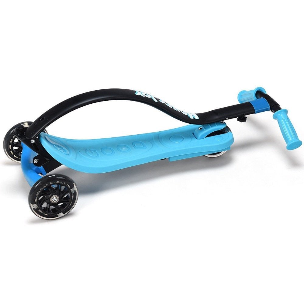 Kids Curved Foldable Riding Kick Scooter image 2