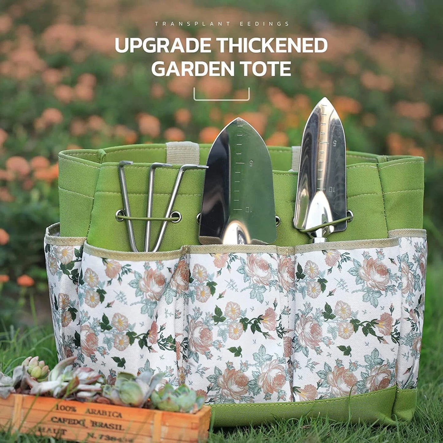 Ultimate Gardening Tote Hand Tool Set 9 pcs image 2