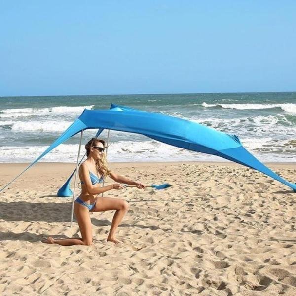 Premium Beach Canopy Tent Pop Up Waterproof Sun Shade Shelter image 3