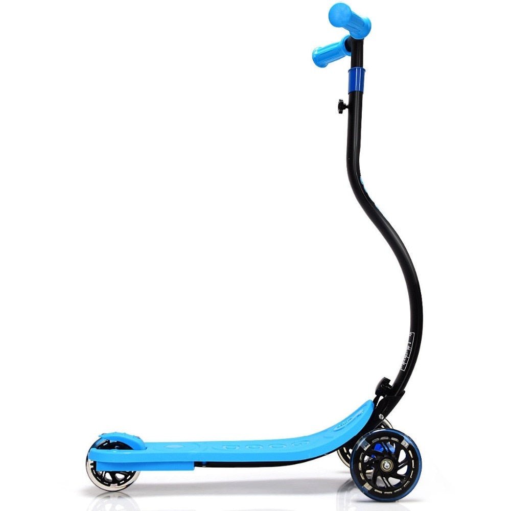 Kids Curved Foldable Riding Kick Scooter image 3