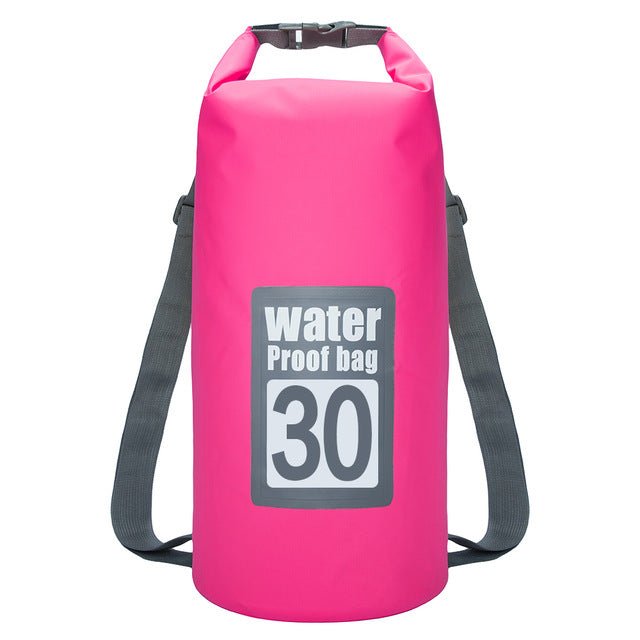 Premium Waterproof Kayaking Dry Bag Backpack - Pink Color image