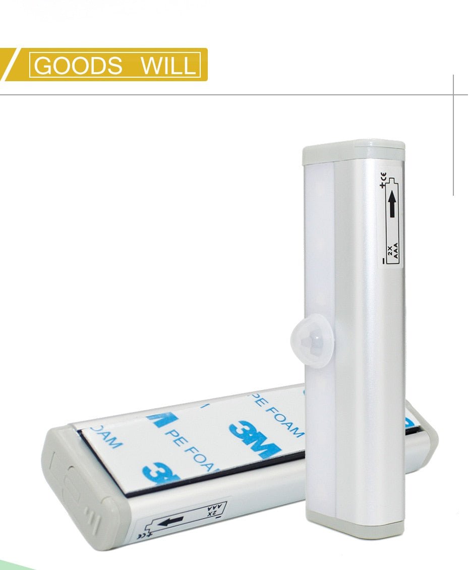 Battery Operated LED Closet Light Wireless Motion Sensor image 9