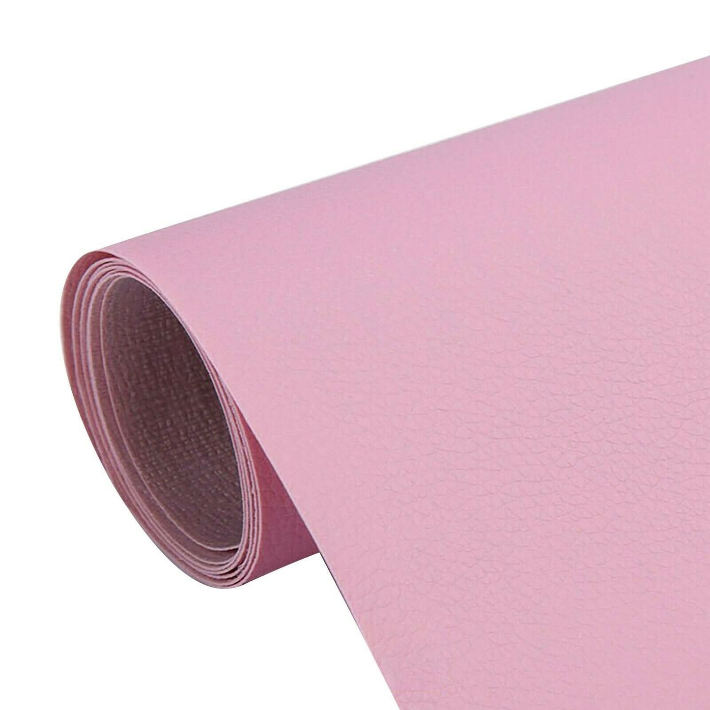 Self-Adhesive Leather Repair Patch Stick on Sofa Repairing Car Bag Seat - Pink, 20X30cm image