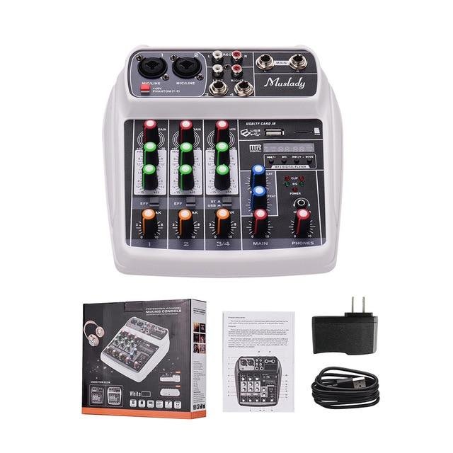 Small Audio Sound Digital USB Mixer 48V image 1